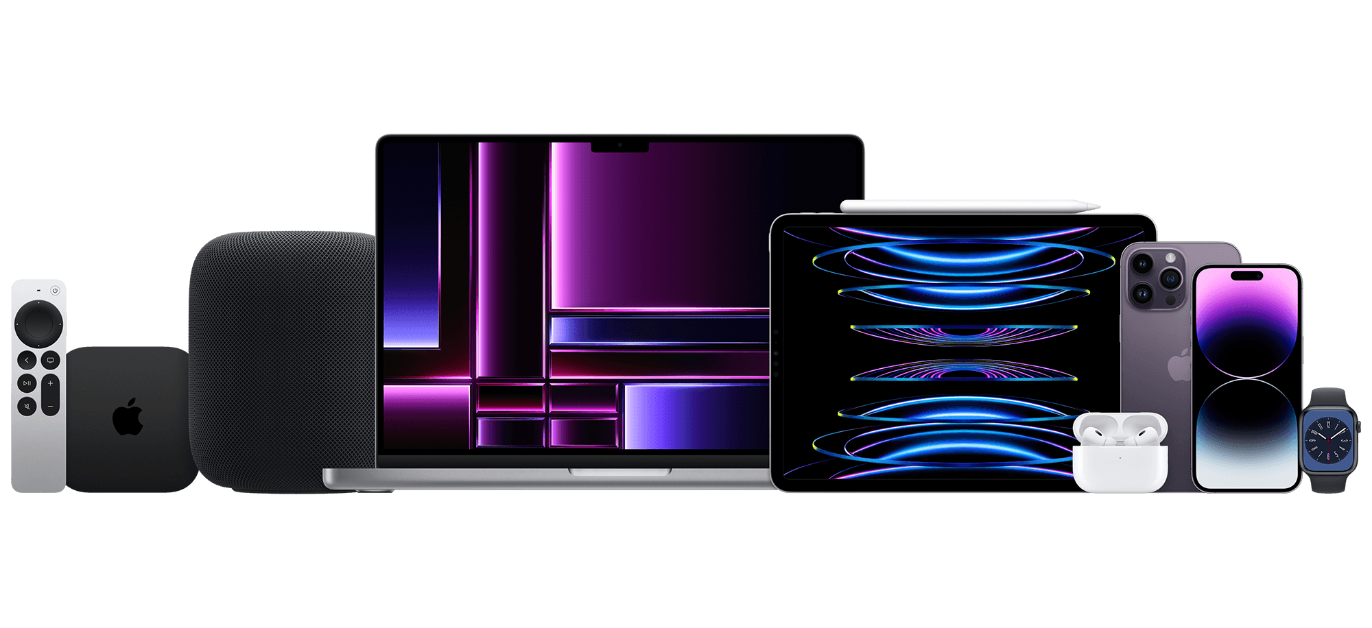 Produtos Apple em destaque