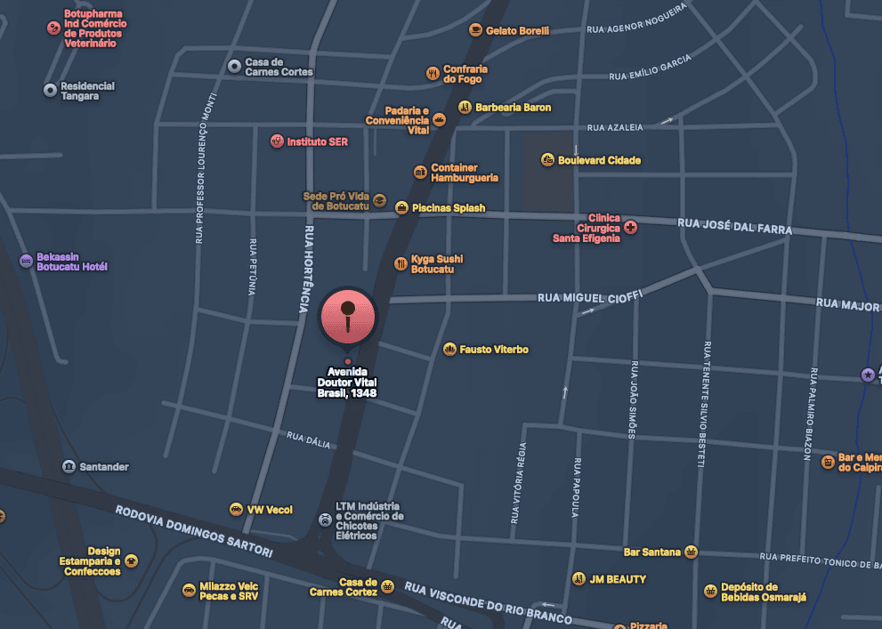 Mapa da Click Imports